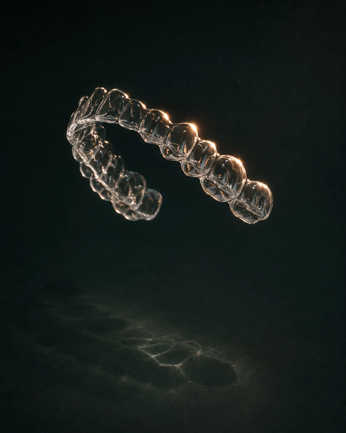 Элайнер Invisalign на 3D-модели